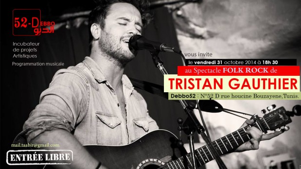 Concert Folk-Rock de Tristan Gauthier