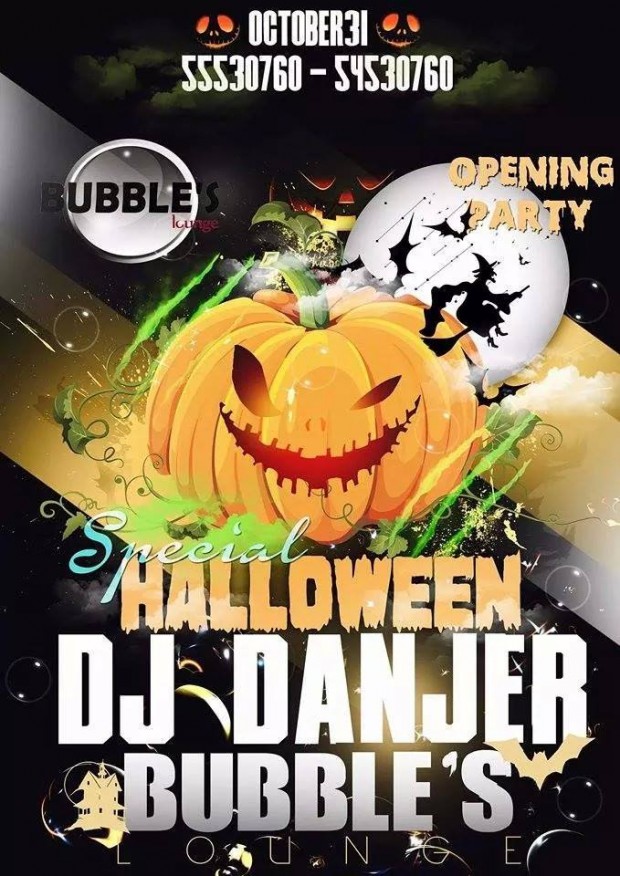 Ouverture de Bubbleâ€™s Lounge et SoirÃ©e Halloween