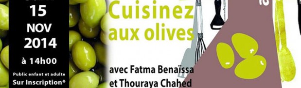 Atelier â€¢  Atelier de cuisine salÃ© et sucrÃ© autour de l'olive ce 15 novembre au BelvÃ©dÃ¨re