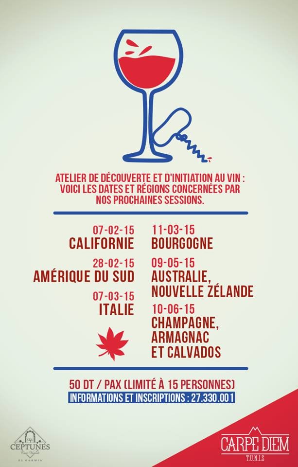 Ateliers de dÃ©couverte et d'initiation "Autour du Vin"