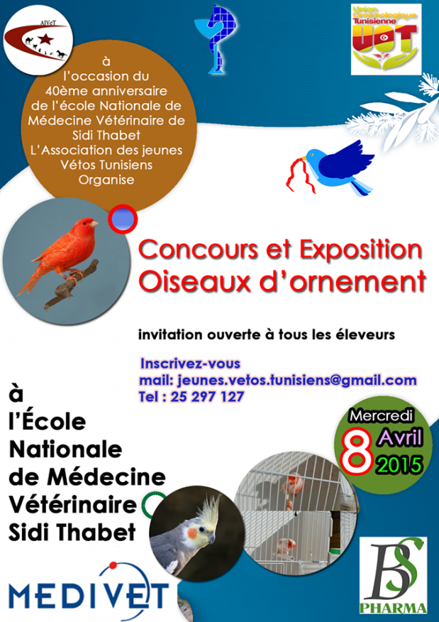 Concours et Exposition: Oiseaux dâ€™ornement