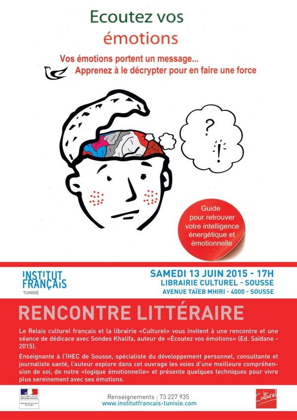 Rencontre littÃ©raire avec l'auteur de "Ecoutez vos Ã©motions"